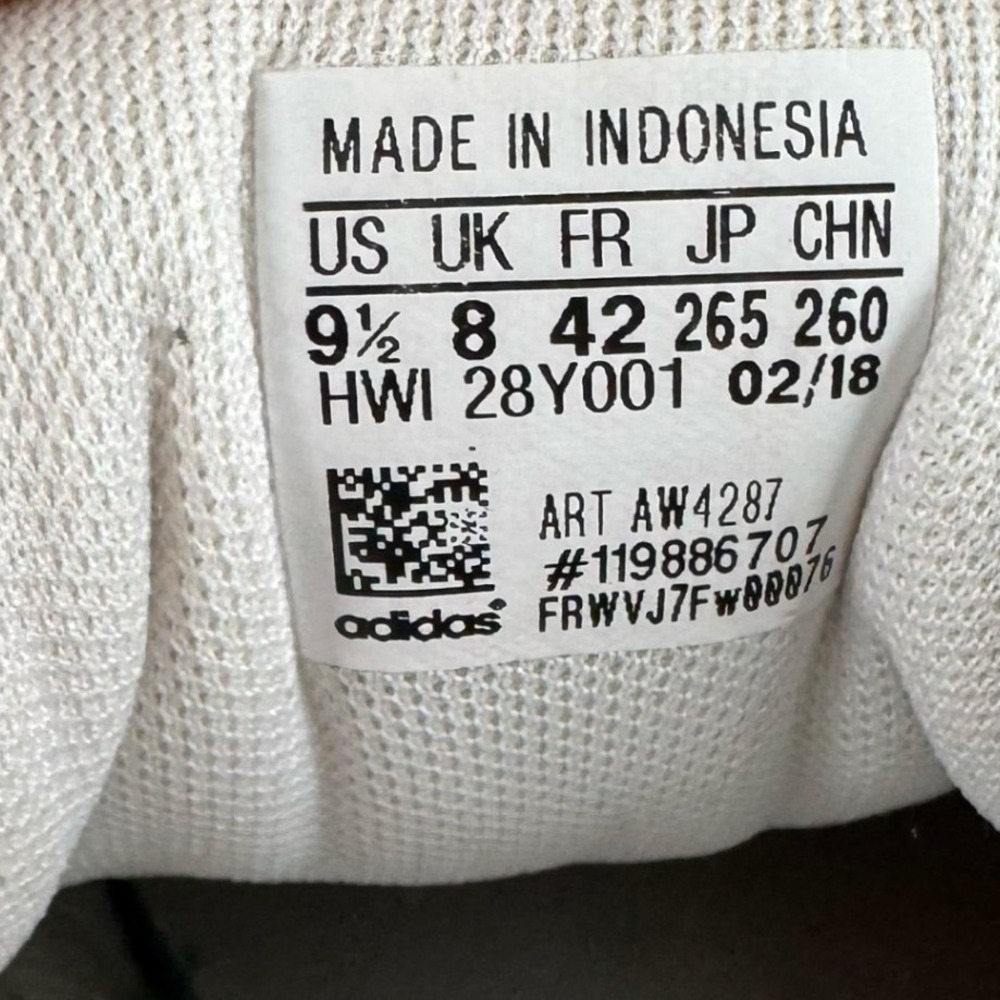 Adidas‎ Cloudfoam Advantage Women's White Black Stripes Sneakers Size 9.5 - Picture 3 of 16